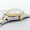 Image 4 : Rolex Ladies 2T Green Diamond Datejust Wristwatch With Oyster Band
