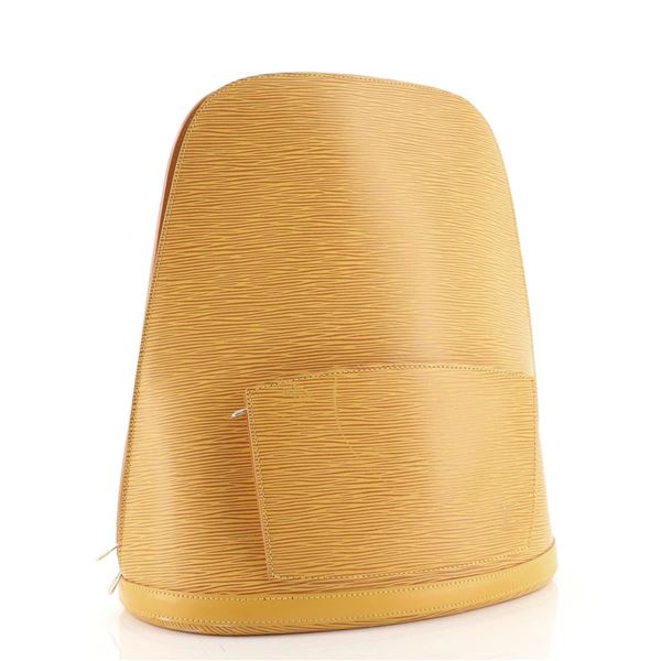 Louis Vuitton Yellow Epi Leather Gobelins Backpack