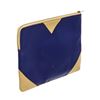 Image 3 : Celine Blue Leather Pouch Clutch