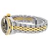 Image 8 : Rolex Ladies 2 Tone Black Diamond & Sapphire Datejust Wristwatch