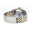 Image 5 : Rolex Mens 2 Tone Mother Of Pearl Diamond & Sapphire Datejust Wristwatch