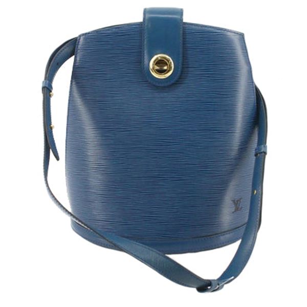 Louis Vuitton Blue Epi Leather Cluny Shoulder Bag