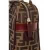 Image 6 : Fendi Brown Zucca Canvas Leather Handbag