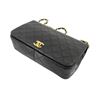 Image 2 : Chanel Black Quilted Lambskin Leather Chain Full Flap Mini Shoulder Bag