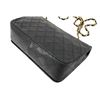 Image 3 : Chanel Black Quilted Lambskin Leather Chain Full Flap Mini Shoulder Bag