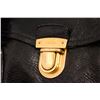 Image 5 : Prada Black Leather Gold-tone Push Lock 2Way Bag