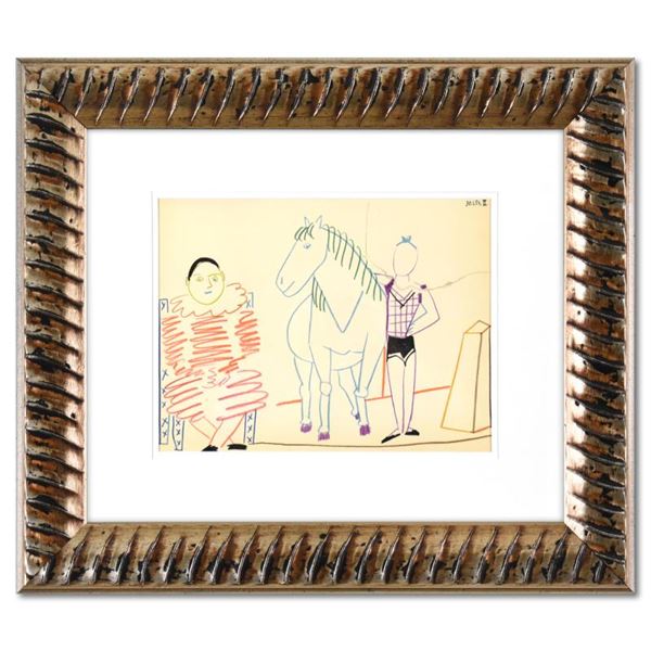 La Comedie Humaine 30.1.54.III by Picasso (1881-1973)