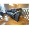 Image 4 : Black Palliser Leather Recliner and Loveseat