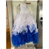 Image 1 : Gorgeous White and Blue Dress