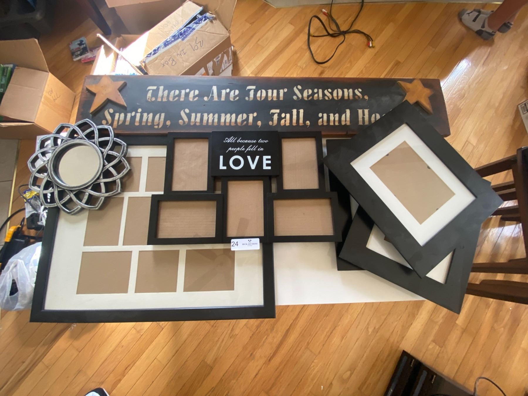 Assorted Pictures Frames and Home Decor