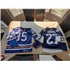 Image 1 : Starter & Koho Oilers Jerseys (2) - Starter Tommy Salo #35 & Koho Georges Laraque #27
