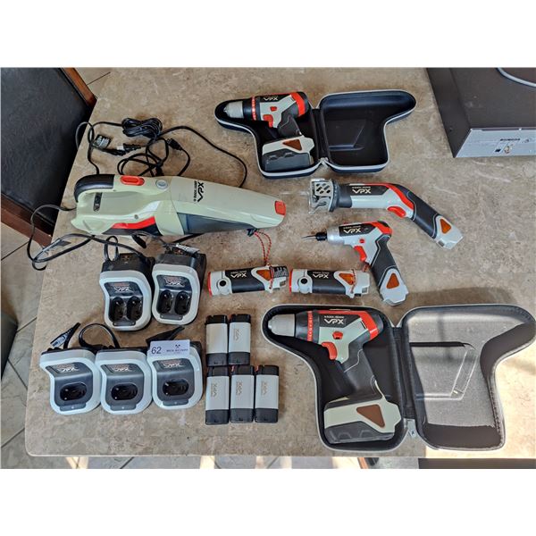 Ultimate Black & Decker Tools Assortment! Drill, Driver, Portable Saw, Flashlights, Vacuum