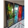 Image 2 : Art "Elements" by Chris DeRubeis Autographed Original Artwork on Aluminum