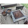 Image 2 : Patio Firepit, Table and Planters