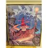 Image 2 : Ornate Dragon Knife, Heavy Rubber Practice Sword & 3 Framed Fantasy Artworks