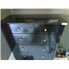Image 2 : Black Wooden Highboy Dresser
