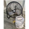 Image 1 : Large 3-Speed Coolworks Fan & Small Room Humidifier