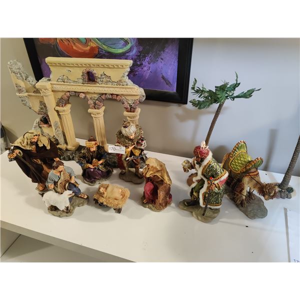 Beautiful Detailed Nativity Scene