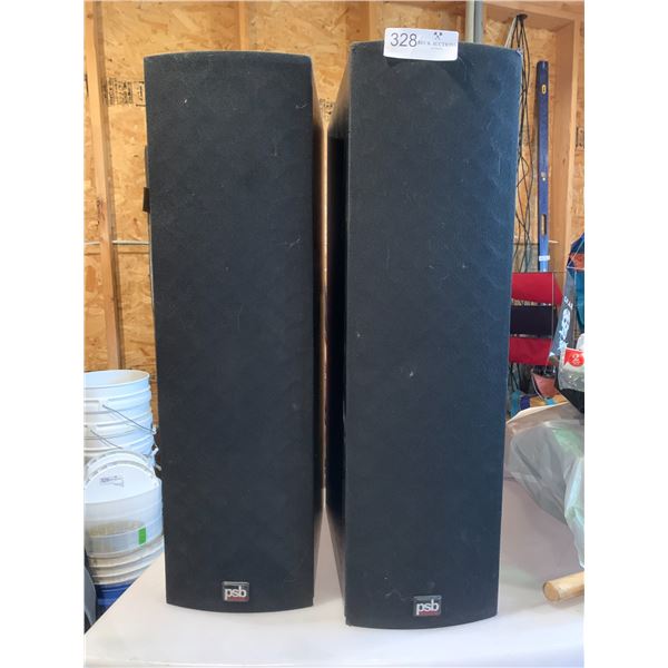 PSB Speakers 23" Inches Tall (Tested, Works)