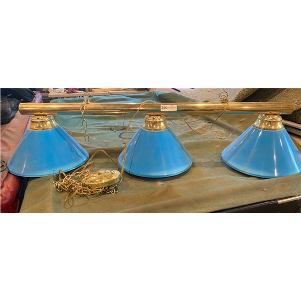 Overhead Pool Table Light 52" Long X 14" Wide