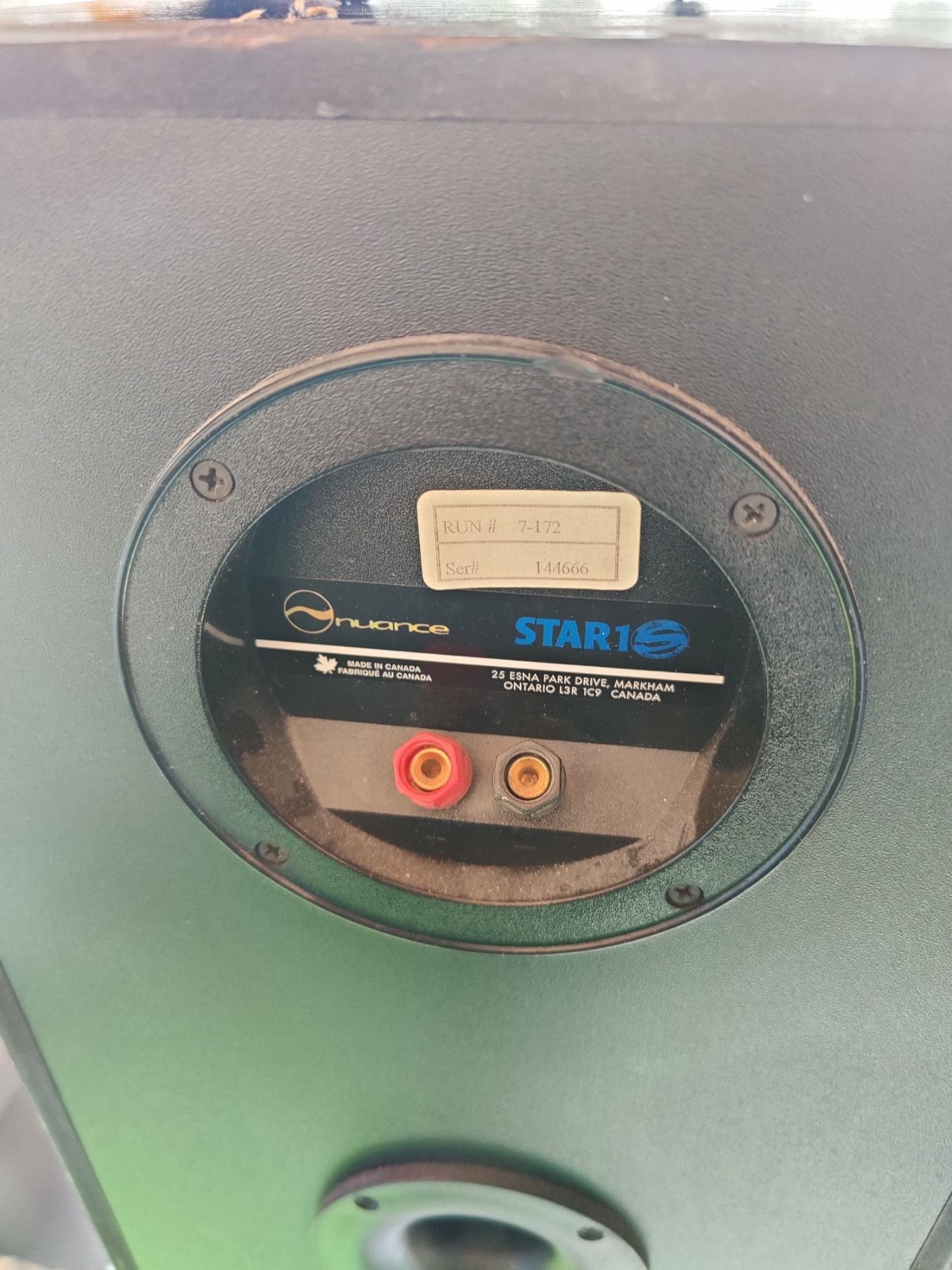 Nuance Speakers and Speaker Stands Beck Auctions Inc.