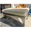 Image 2 : Vinyl and Aluminum Modern Ottoman