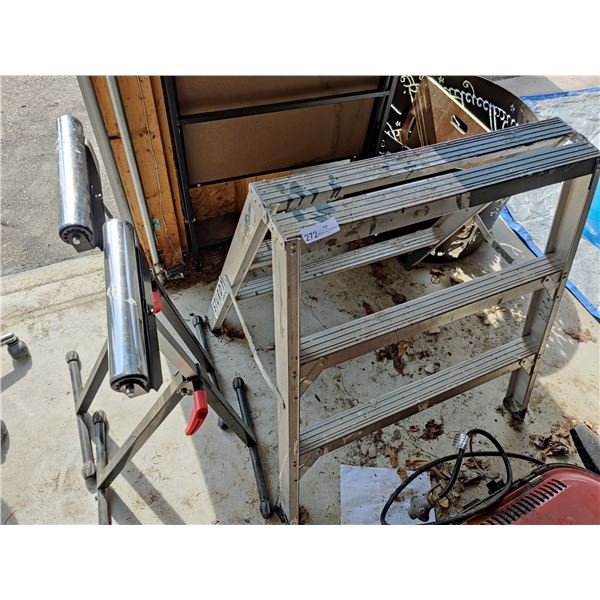 Aluminum Work Platform and Roller Stands