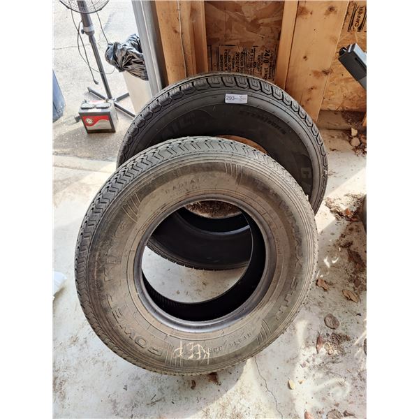 Set of 2 ST235/80 R16 Trailer Tires