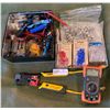 Image 1 : Tin Full of Electricians Tools Including a Klein Tools Item