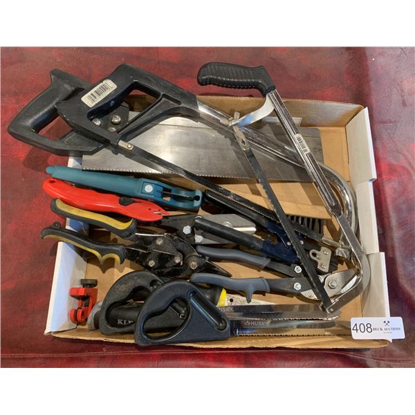 Lot of Saws and Tools