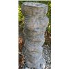 Image 1 : Five Foot Tall Outdoor Stone Fountain *Extremely Heavy*