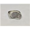Image 2 : 14K White Gold Diamond Ring (has reserve bid)