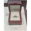 Image 2 : 10K White Gold Diamond Ring