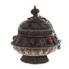 Tibet Brass Prayer Scroll Canister (ANT-458)