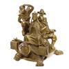 Heavy Brass Vintage Tibet Henjia Statue  (ANT-587)