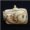 Image 1 : Rare Bone/Ivory Elephant Netsuke Snuff Bottle (ANT-732)
