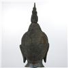 Image 4 : Bronze Thai Buddha Head on Base   (CLB-116)