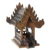 Image 1 : Teak Handcarved Spirit House on Base (CLB-207)