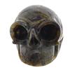 Rare Opalescent Jade Handcarved Skull  (CLB-418)