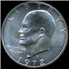 1972S Silver IKE Dollar Coin Uncirculated   (COI-1045)