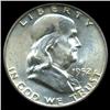 Image 2 : 1952D Franklin Half FBL Choice Unc Graded (COI-3700)