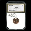 Image 2 : 1969S PROOF Lincoln Cent Coin Graded PR68 DCAM Red (COI-4271)