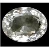 18.45ct  Oval Top AAA White Silver Quartz (GEM-10003)