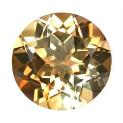1.59ct VVS Blinding  Imperial Topaz Round Unheated  (GEM-10068)