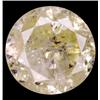 0.15ct  Round Cut Unheated Yellow Diamond (GEM-10261)