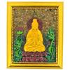 1,500 ct. Sapphire Kwan Yin Buddha Statue Picture Frame RETAIL $1850 (GEM-4917)