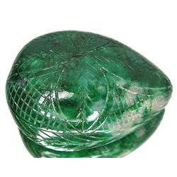 476ct Impressive Carved Flower S. American Emerald (GEM-8526)