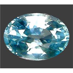 1.87ct Top AAA Oval Cut Blue Green Zircon  VVS (GEM-8771)