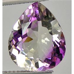 6.40ct FLAWLESS  Noble Pear  Bi Color Ametrine (GEM-9088)
