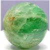 683.71ct Green Real Fluorite Sphere Crystal Ball (GEM-9181)